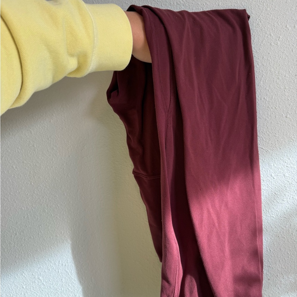 lululemon athletica Burgundy Leggings
